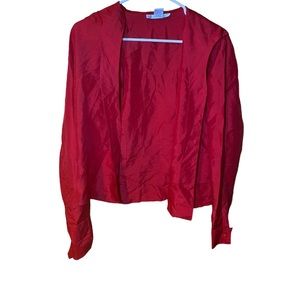 Anna & Frank Red button down blouse